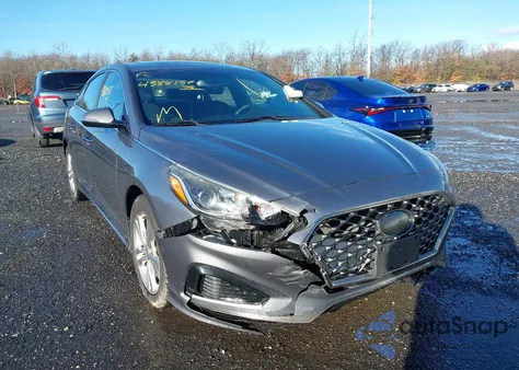 2018 Hyundai Sonata Sport+ из США, поврежденный, VIN 5NPE34AF0JH701049